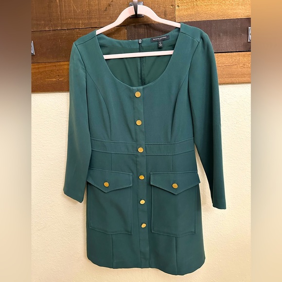 Banana Republic BUTTON-DOWN MINI DRESS - Picture 3 of 5